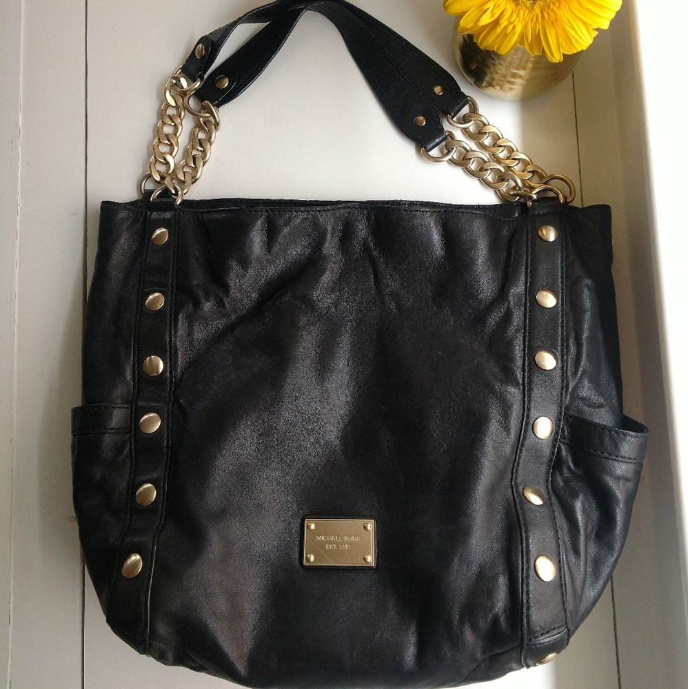 Michael Kors Large Leather Studded Tote